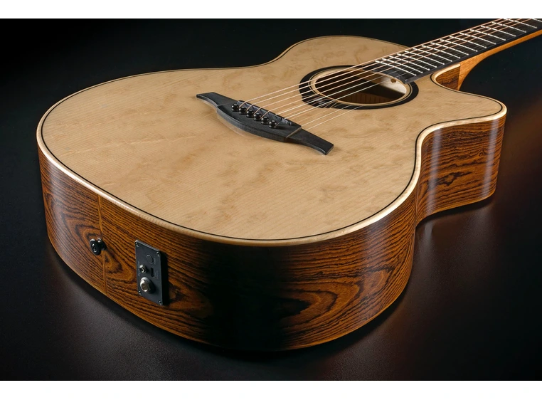 Lag Guitars HV30ACE HyVibe 30 Auditorium Cutaway Gloss 