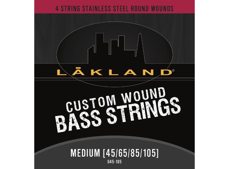 Lakland Custom Wound Stainless Steel (045-105) 4-String, Medium
