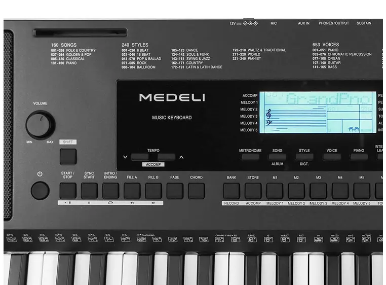 Medeli M361 Keyboard 