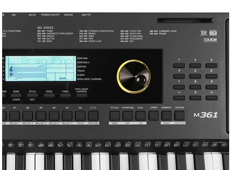 Medeli M361 Keyboard 