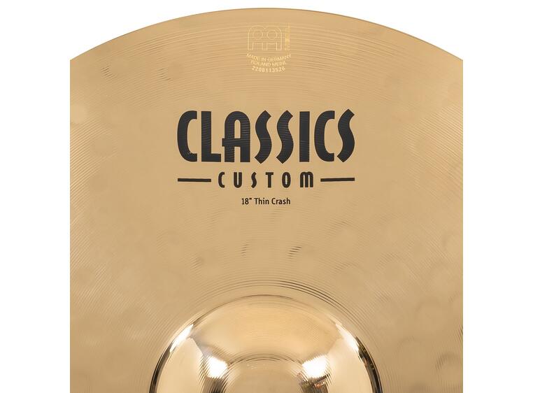 Meinl CC18TC-B Classics Custom 18 Thin Crash