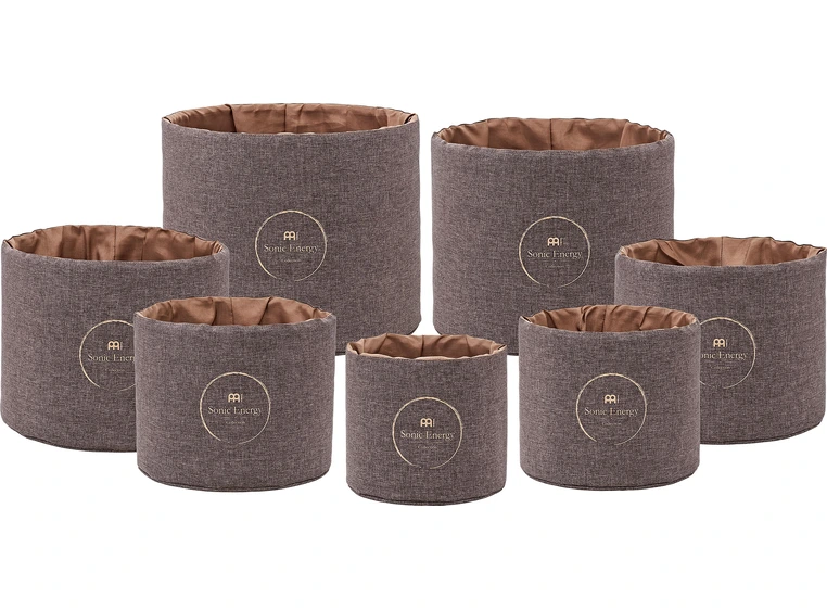 Meinl CSBPSSET2 Crystal Singing Bowl Sleeve Set, Brown 