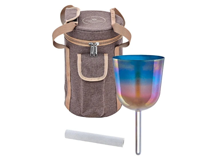 Meinl ESOLCSB528 Crystal Singing Bowl Essence Solfeggio MI 528 Hz 