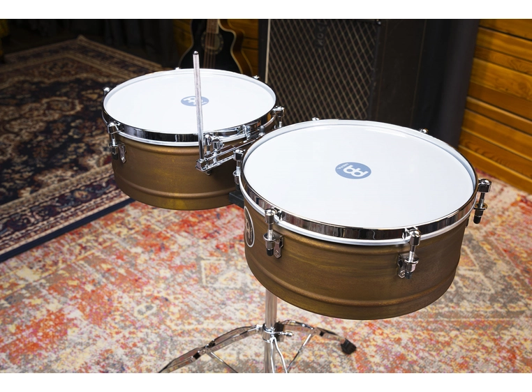 Meinl MTS1415RR-M Marathon Timbales 14 & 15, Antique finish, matt 