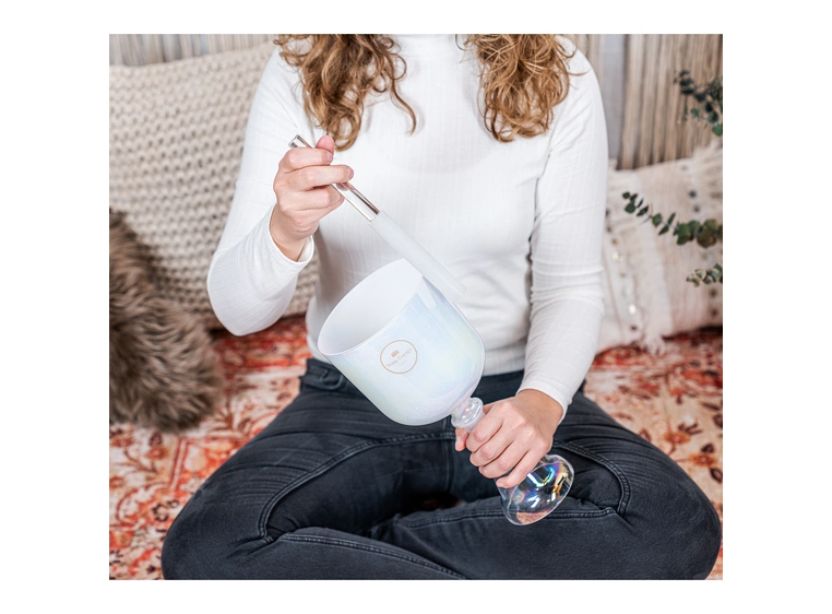 Meinl S.En. CSC55AC Crystal Singing Chalice Brow Chakra, 14cm, A4, Creamy 