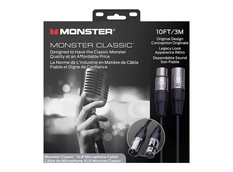 Monster Classic, Microphone 10 ft. XLR (600500) 