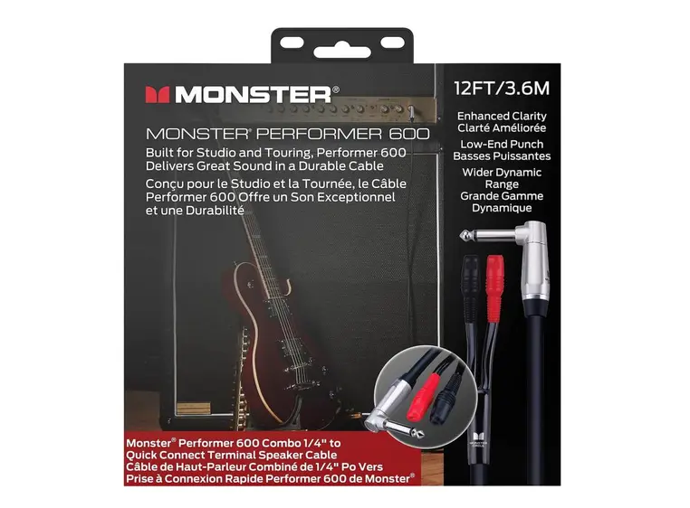 Monster Performer 600, Speaker 12 ft. Faston (60008) 