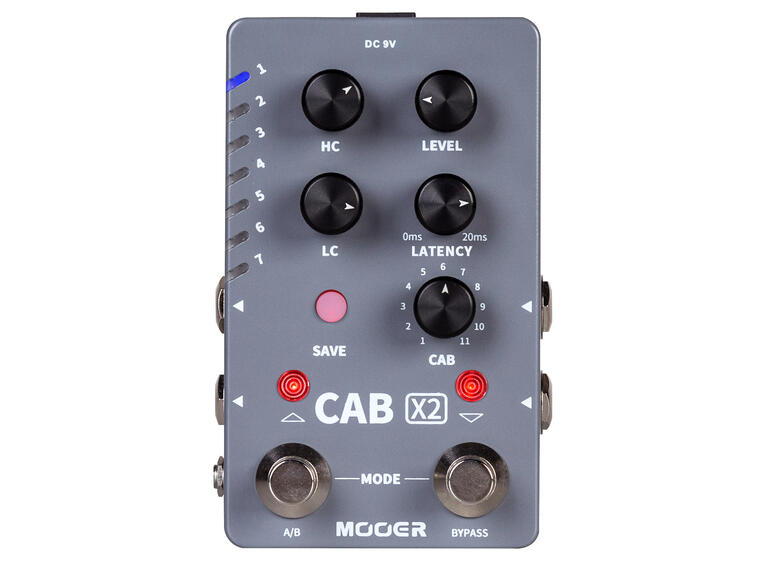 Mooer Cab X2 Stereo Cabinet Simulator Pedal