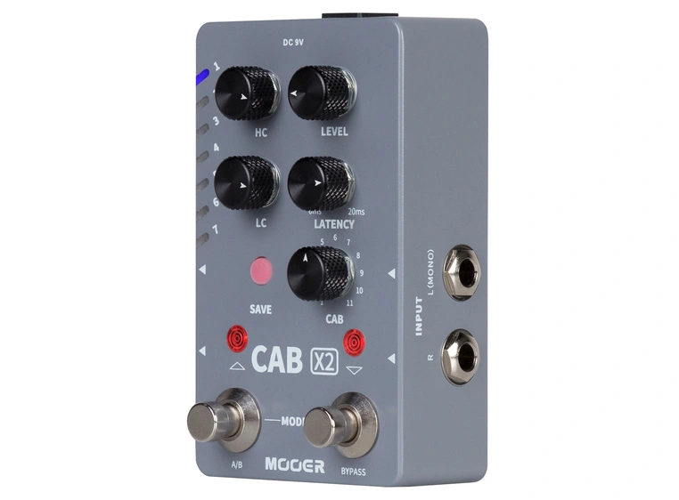 Mooer Cab X2 Stereo Cabinet Simulator Pedal