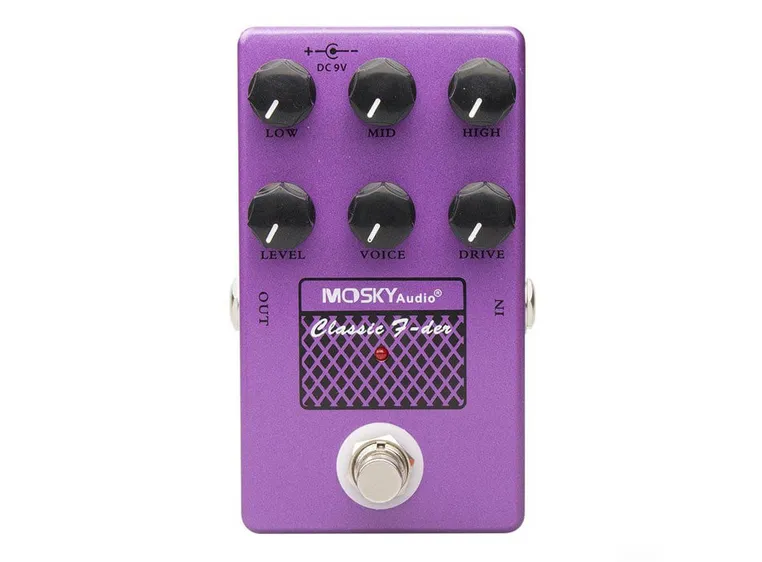 Mosky F-DER effektpedal for gitar 