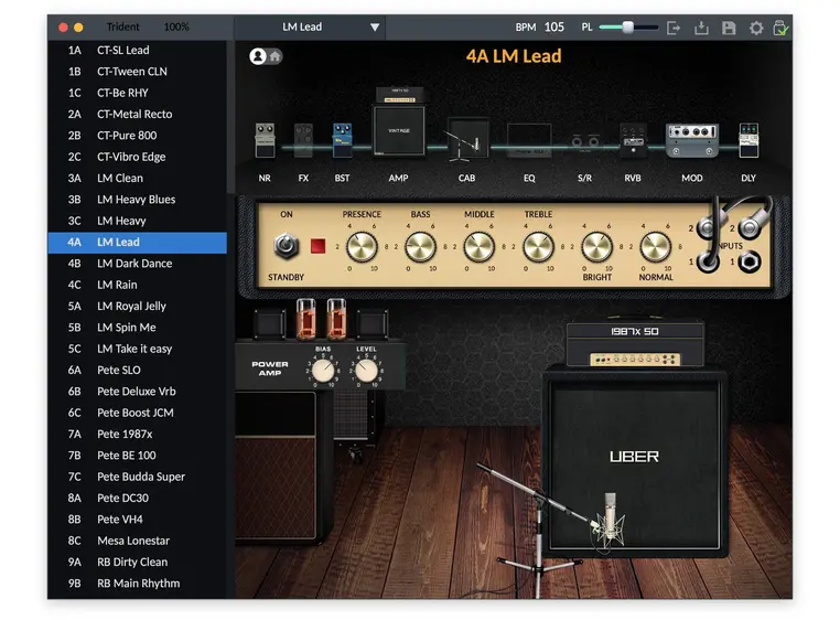 Nux Trident NME-5 Gitarprosessor 