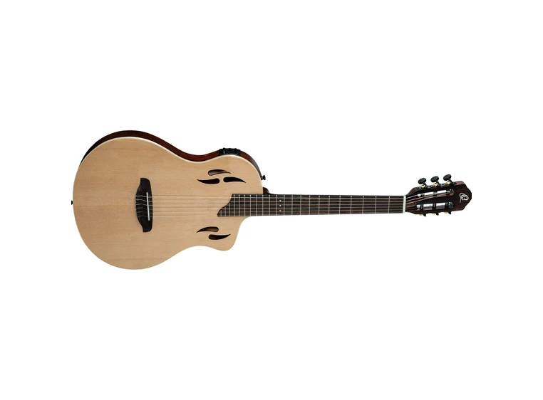 Ortega RTPSTD-NAT Nylonstr. gitar m/mik Thin body Slim neck 