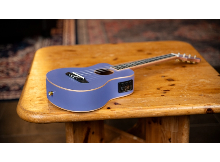 Ortega RUHZT-CE-VP-L Tenor ukulele m.mik gigbag, Horizon, Left 