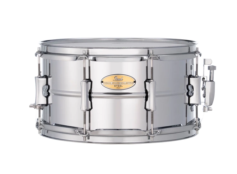 Pearl 13"x7" Steel Shell Snare Drum PSC1370S Mirror Chrome 