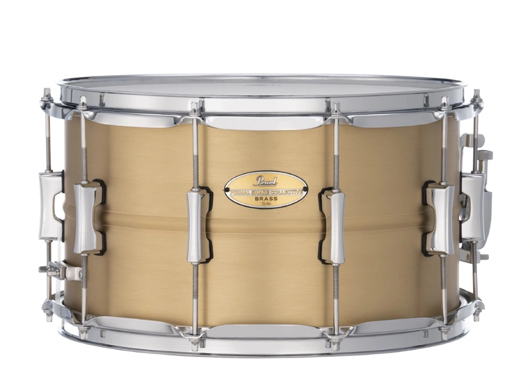Pearl 14"x8" Brass Shell Snare Drum PSC1480B Brushed Natural Brass 