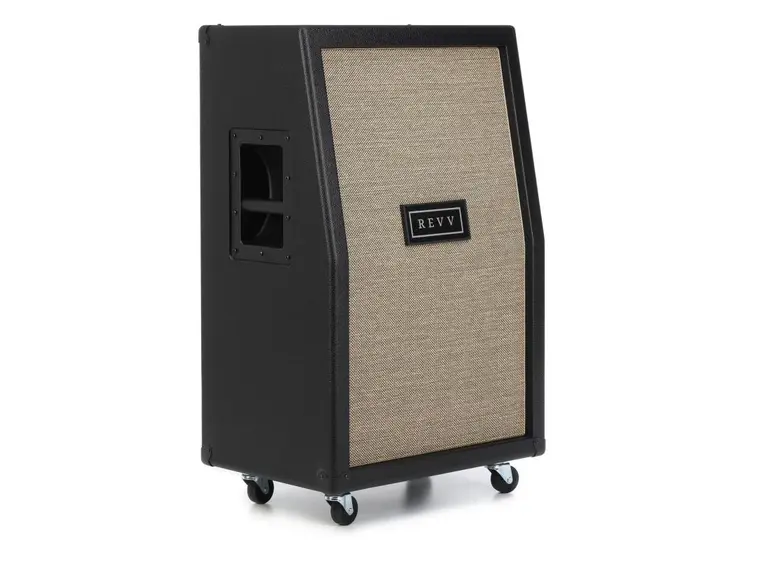 Revv 2x12" Extension Cabinet Vertical Slanted, Black, RV90 