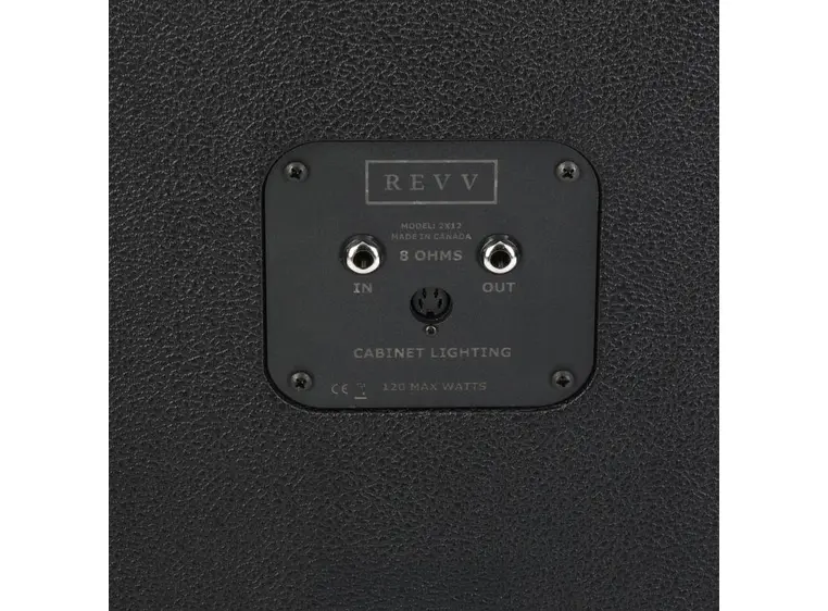 Revv 2x12" Extension Cabinet Vertical Slanted, Black, RV90 