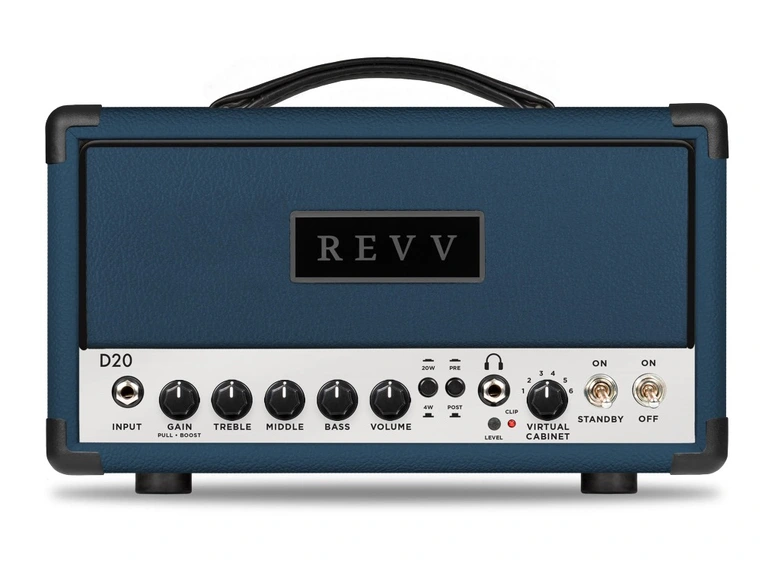 Revv D20 Rørtopp Headshell Navy Blue 