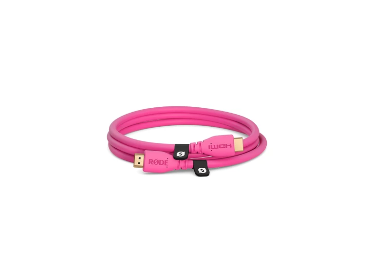 Røde HDMI-kabel 1,5m Pink 