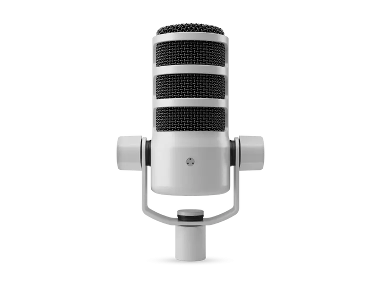 Røde PodMicUSB White USB-C & XLR mik med DSP 
