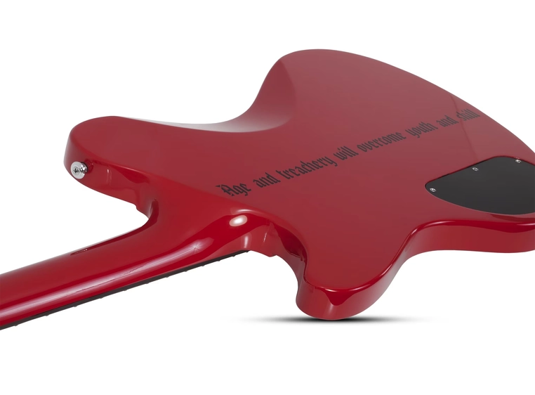 Schecter Simon Gallup Ultra Bass RED/BLK 