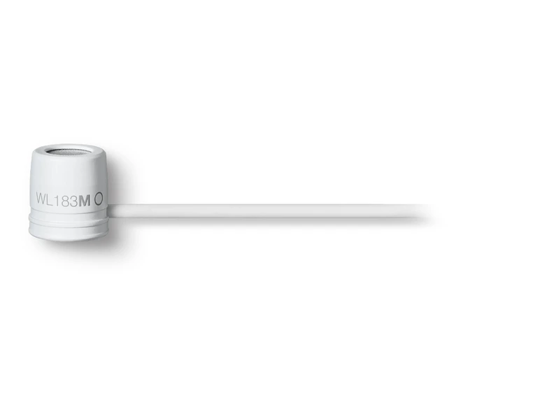 Shure WL183MW/O-TQG Myggmikrofon Omni, White 