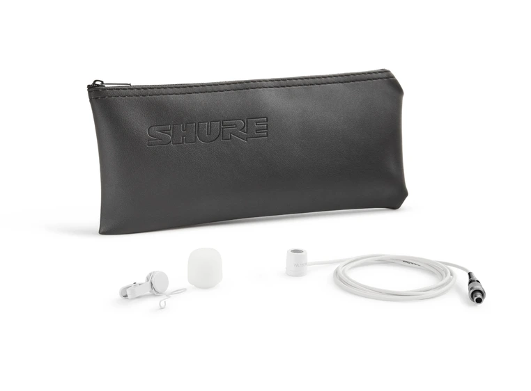 Shure WL183MW/O-TQG Myggmikrofon Omni, White 