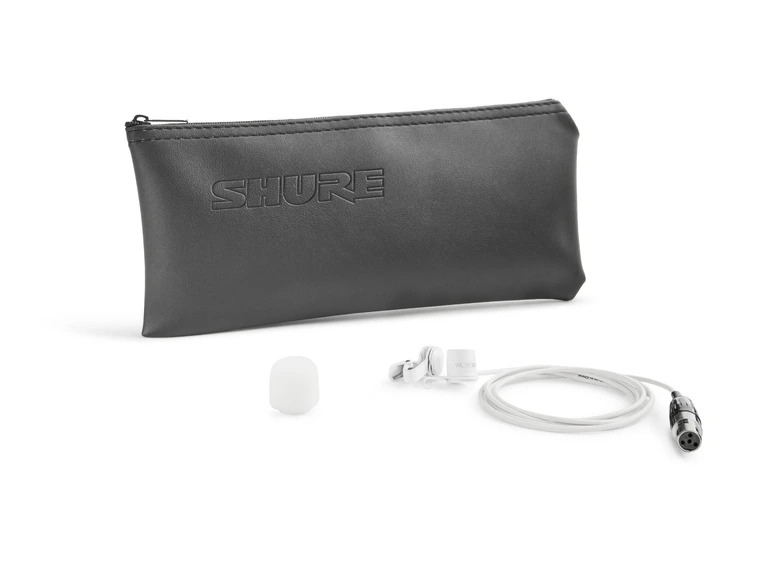 Shure WL183MW/O-TQG Myggmikrofon Omni, White 