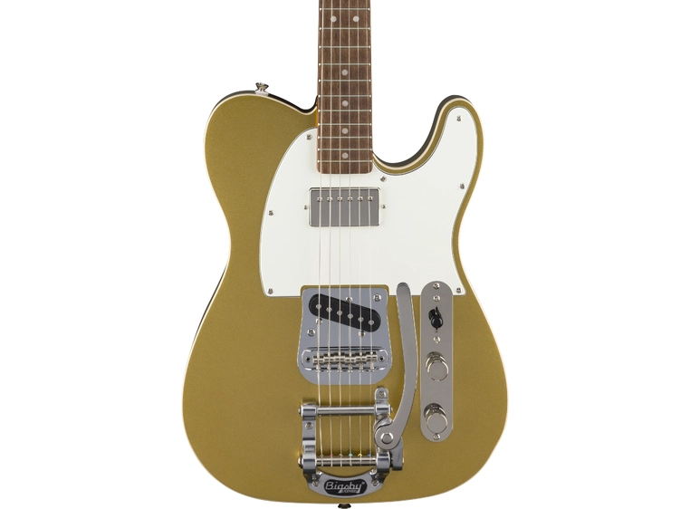 Squier Classic Vibe Custom Telecaster SH, Parchment Pick, Aztec Gold 