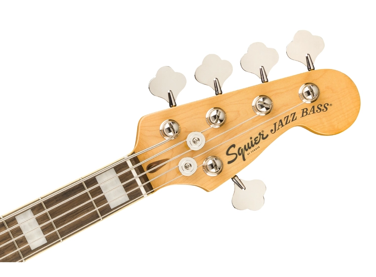 Squier Classic Vibe '70s Jazz Bass V Active, Laurel, White Pearloid Pick, SS 