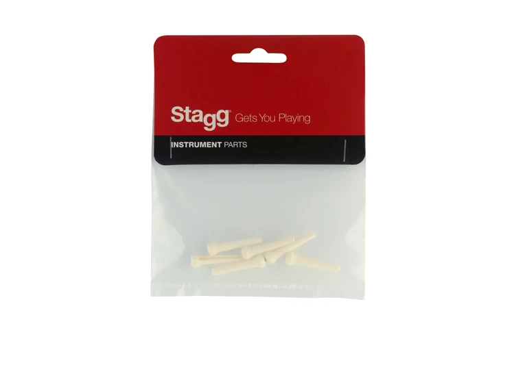 Stagg SP-PIWS WH Bridgepins 6pack 