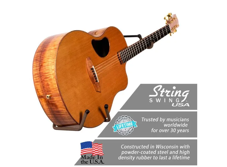 String Swing BCC151-W FW vannrett oppheng for akustisk gitar 