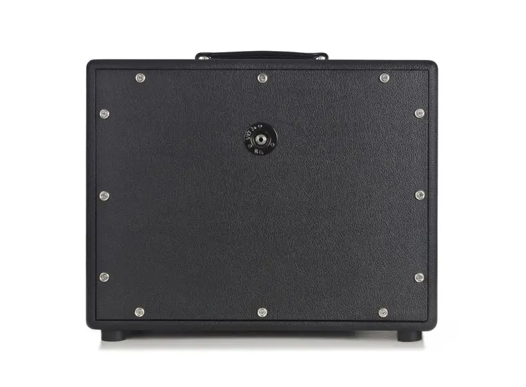 Suhr 1x12 Tomt Høyttalerkabinett Black tolex, Gold Grill. Uten høyttaler. 