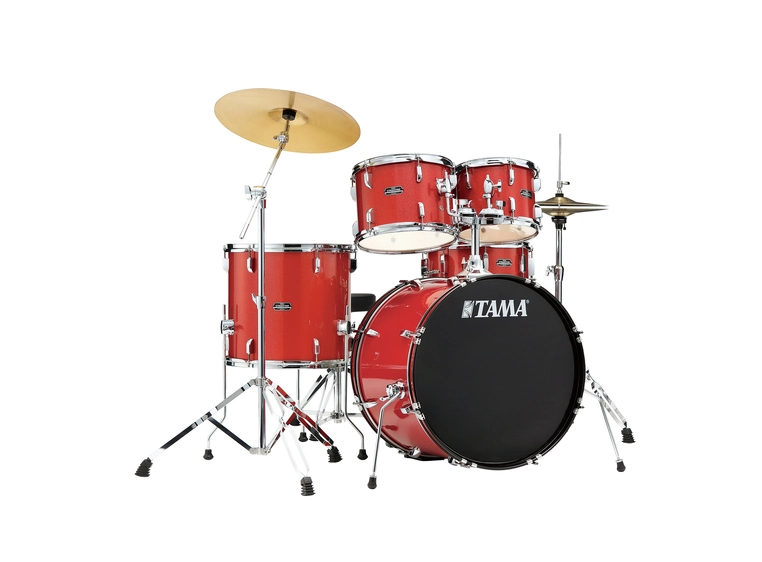 Tama ST50H5C-CDS Stagestar 5-del kompl. Trommesett m. cym, Candy Red Sparkle 