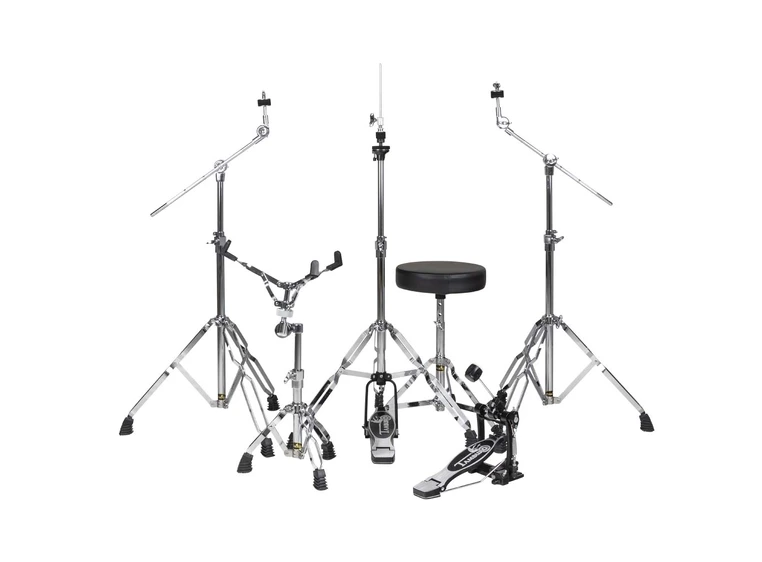 Tamburo TB T5LXR22WGBK Trommesett WRAP/PVC black wood, 22" bass drum 