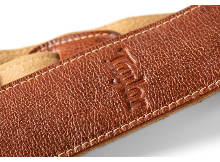 Taylor Strap Med Brown Leather Suede Back 2.5" 