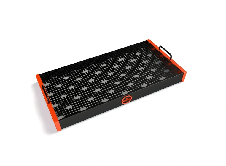Temple Audio Design DUO Pedalbrett (32 x 61 cm) - Temple Red 