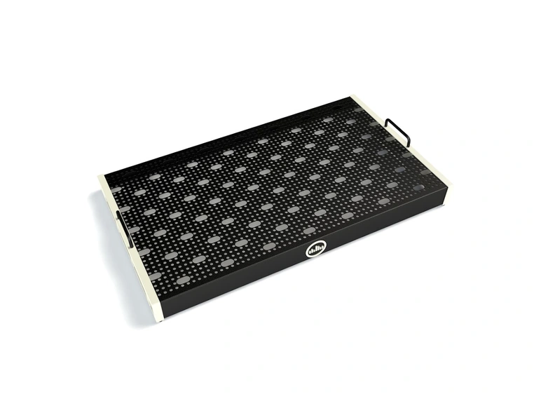 Temple Audio Design TRIO Pedalbrett (42 x 71 cm) - Vintage White 