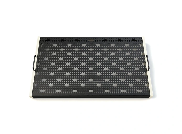 Temple Audio Design TRIO Pedalbrett (42 x 71 cm) - Vintage White 