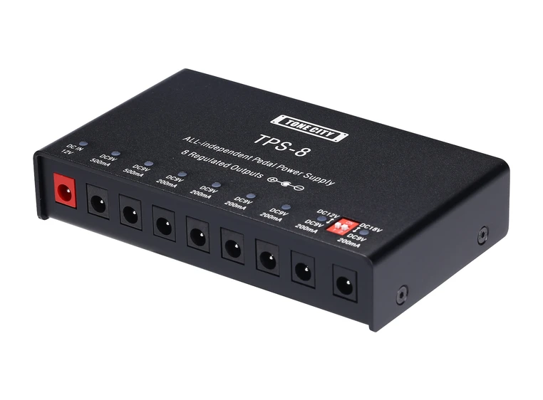 Tone City TPS-08 - Multi Power Supply with 8 Outputs 