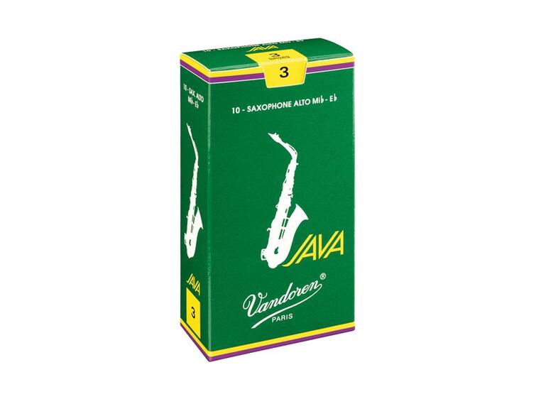 Vandoren Java Alto Saxophone Reeds 3.0 10-pack