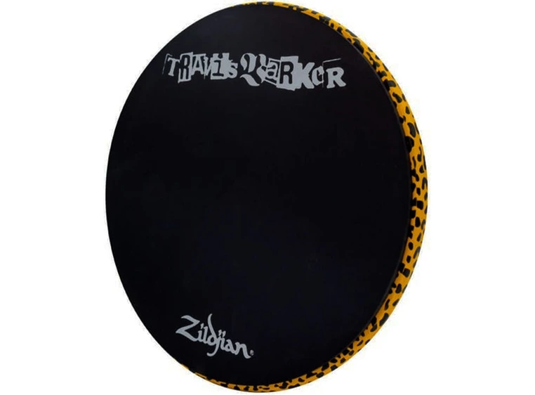Zildjian 6" Travis Barker Practice Pad Designet av Travis Barker, to slagsider 