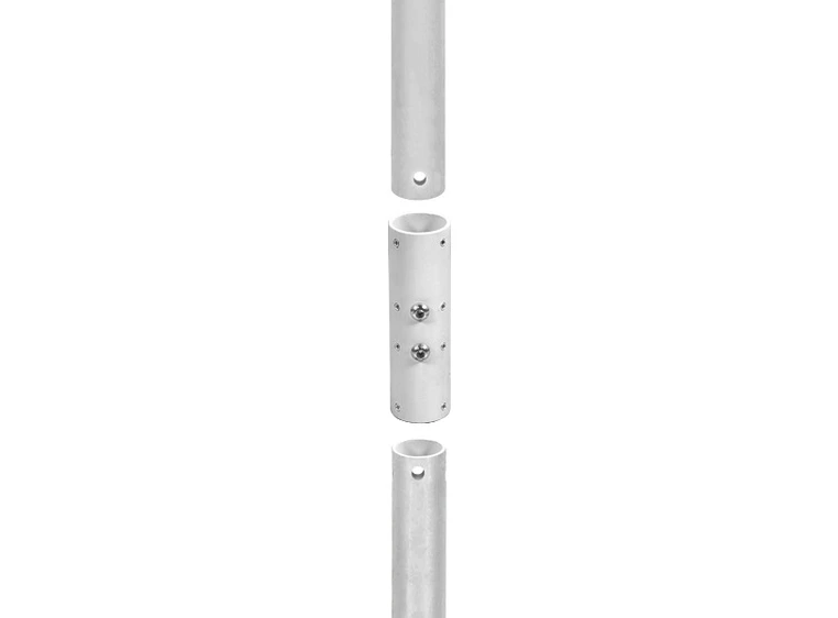 B-Tech BT5924/W External Pole Joiner For ø38mm poles, White 