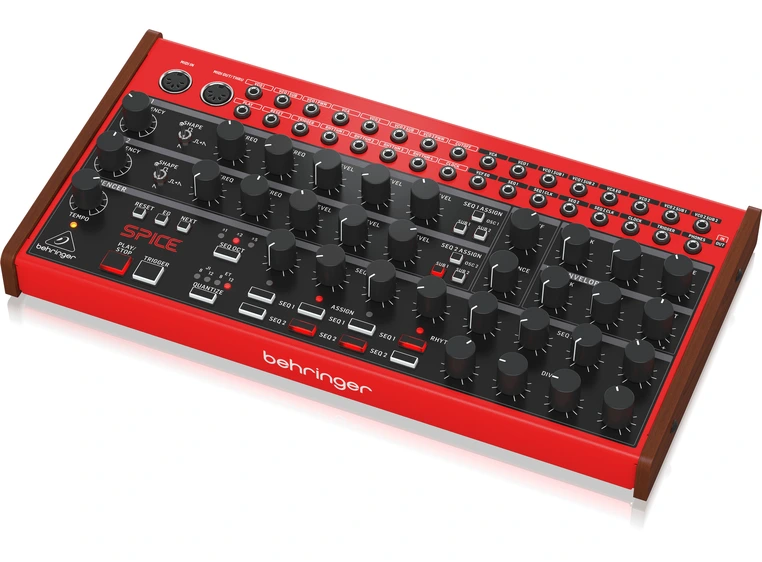 Behringer Spice Polyrhythmic Synthesizer Analog Semi modular with 2 oscillators 