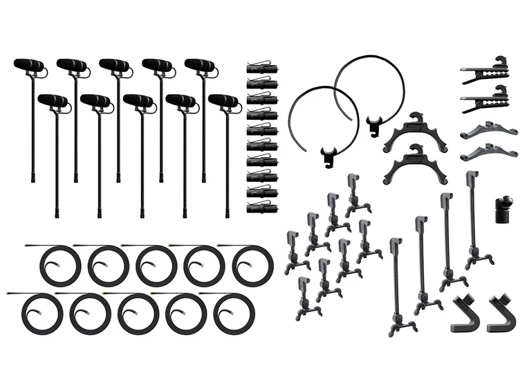 DPA 4099 CORE+ Classic Touring Kit 10 Mics, Loud SPL, m/Peli-case 