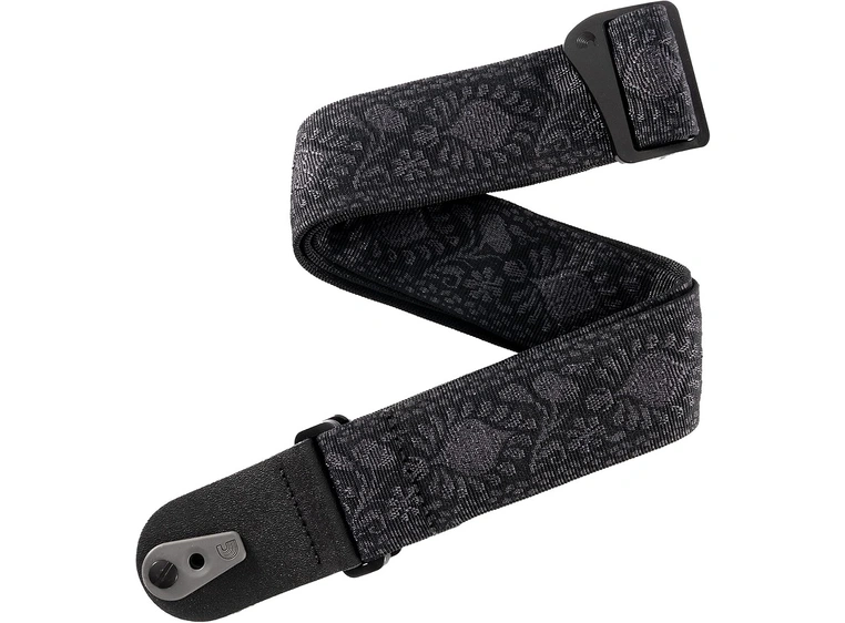 D'Addario 50TB01-RL Gitarreim Pad Lock Woven 50mm - Monterey Black 