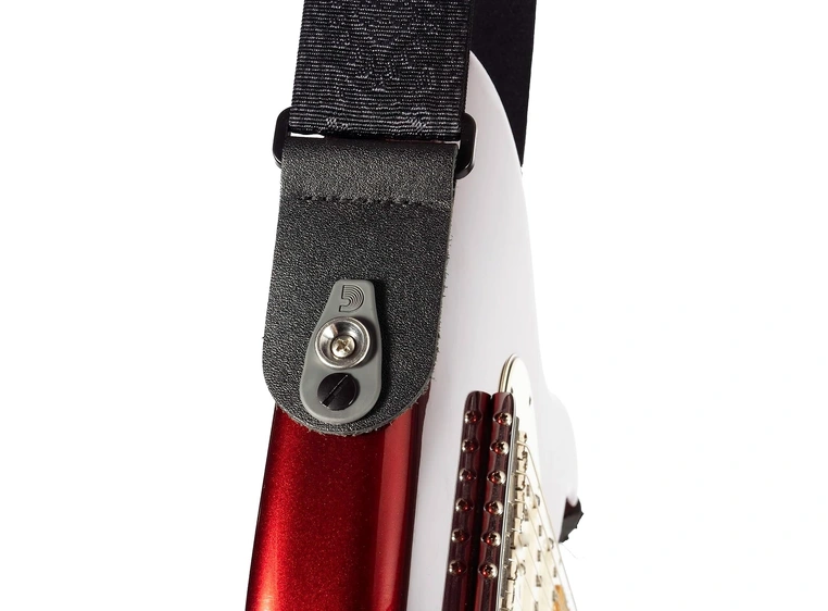 D'Addario 50TB01-RL Gitarreim Pad Lock Woven 50mm - Monterey Black 