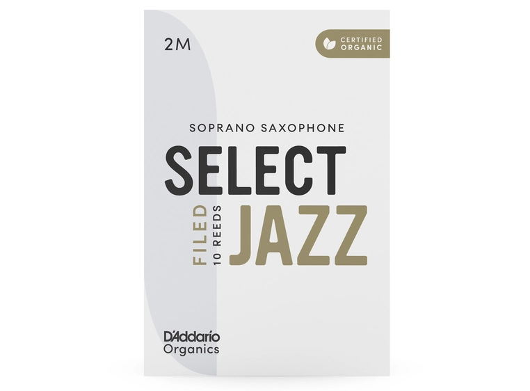 D'Addario Woodwinds ORSF10SSX2M 10-pk 2M Org. Select Jazz Filed Sopran-sax 
