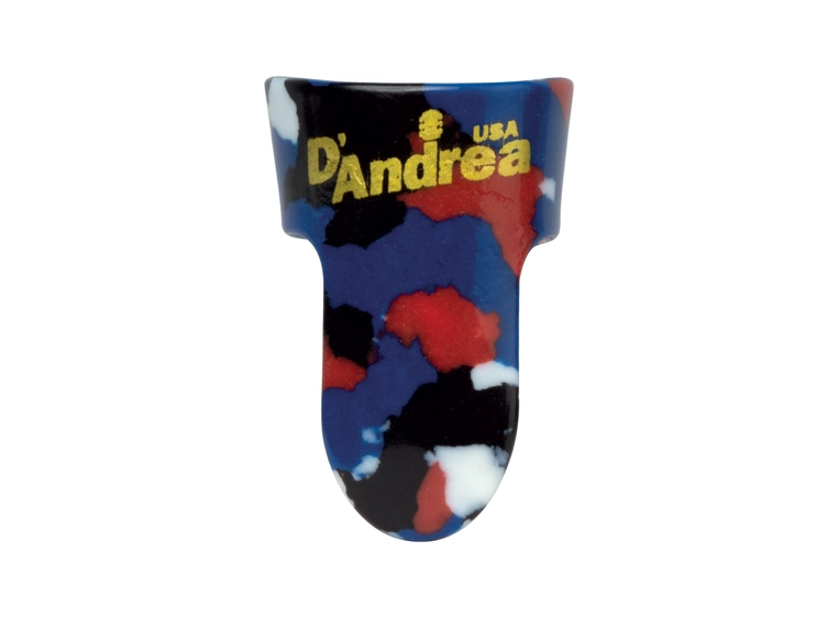 D'Andrea Finger Picks 374 6-Pack Medium, Multicolored 