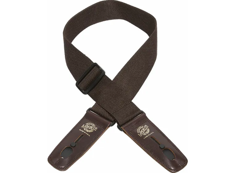 D'Andrea Lock-It Strap 2" Poly Pro, Brown 